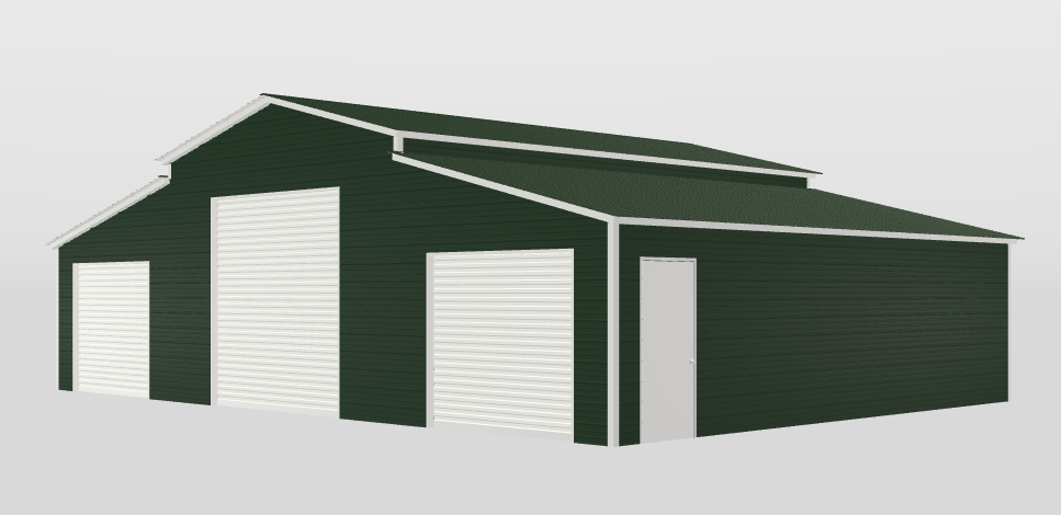 metal building barn 3-d builder